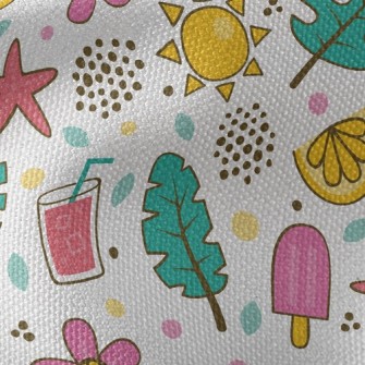 Tropical Refreshing Drinks Waterproof Canvas