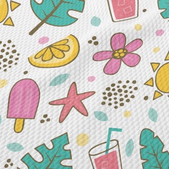 Tropical Refreshing Drinks Birdseye Piqué