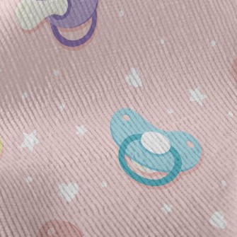 Colorful Baby Pacifier Standard Corduroy