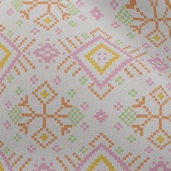 Pink Ethnic Style Chiffon