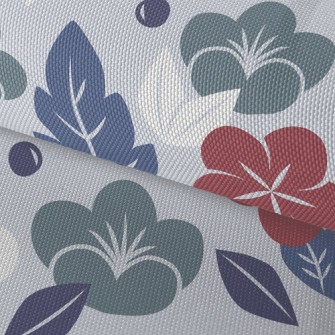 Elegant Japanese Flowers Waterproof Oxford