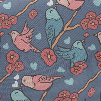 Birds In Love Twill