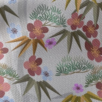 Sakura Japanese Bamboo Waterproof Canvas