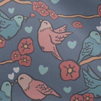 Birds In Love Chiffon