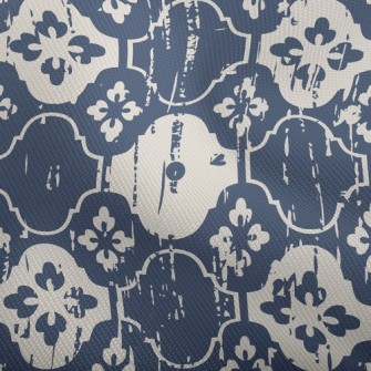 Paint-splashed Floral Satin Dobby