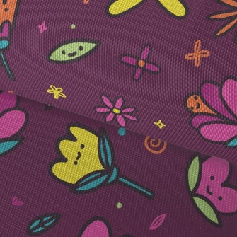 Childlike Shy Flowers Waterproof Oxford