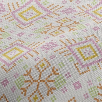 Pink Ethnic Style Performance Linen