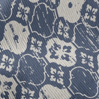 Paint-splashed Floral Satin Standard Corduroy