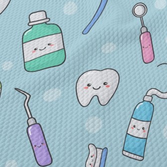 Take Good Care Of Your Teeth Birdseye Piqué