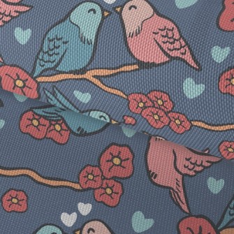 Birds In Love Waterproof Oxford