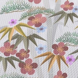 Sakura Japanese Bamboo Birdseye Piqué