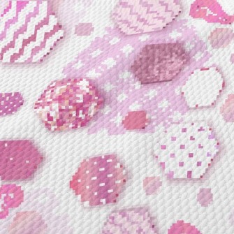 Fantasy Hexagon Birdseye Piqué