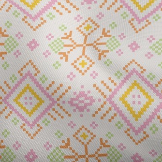 Pink Ethnic Style Dobby