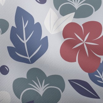 Elegant Japanese Flowers Dobby
