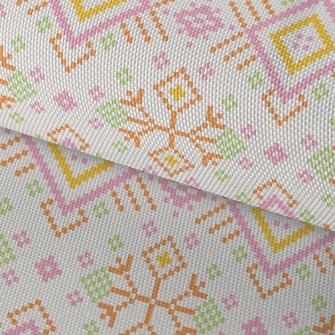 Pink Ethnic Style Waterproof Oxford