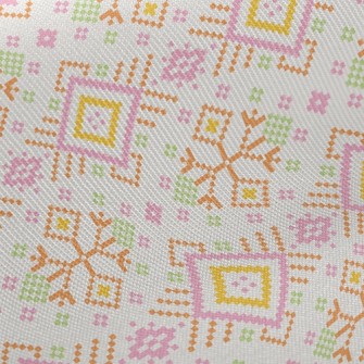Pink Ethnic Style Twill