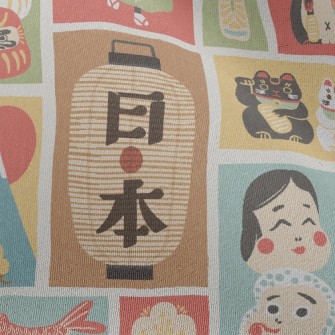 Japanese Traditional Culture Chiffon