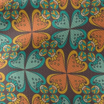 Childlike And Cute Damask Waterproof Canvas