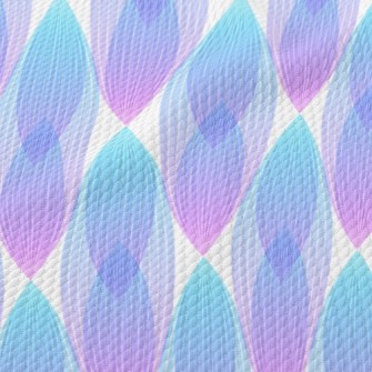 Gradient Color Block Birdseye Piqué