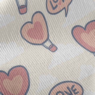 Love Hot Air Balloon Standard Corduroy