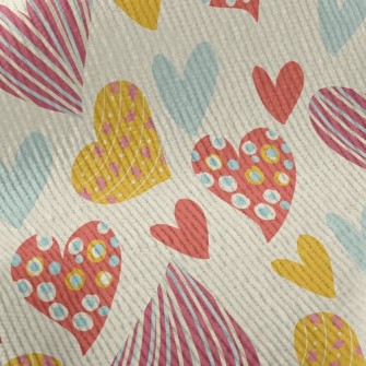 Love Lines Dots Standard Corduroy