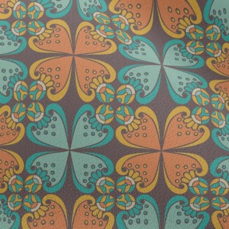 Childlike And Cute Damask Chiffon