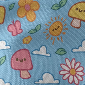 Cute Weather Emoticons Waterproof Canvas