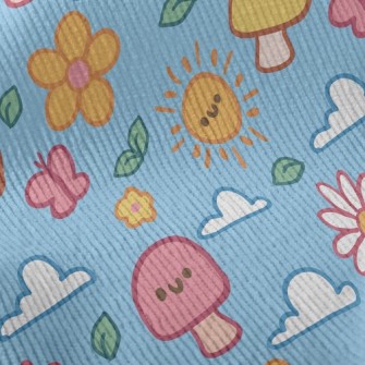 Cute Weather Emoticons Standard Corduroy