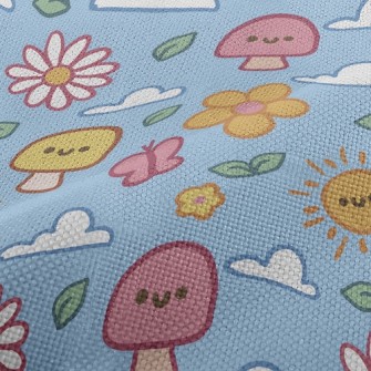 Cute Weather Emoticons Performance Linen