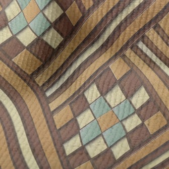 Stacked Cross Lines Terry