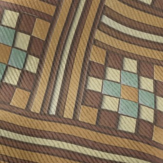 Stacked Cross Lines Standard Corduroy