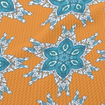 Gorgeously Embellished Damask Birdseye Piqué