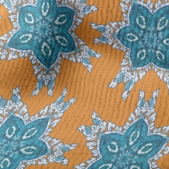 Gorgeously Embellished Damask Terry