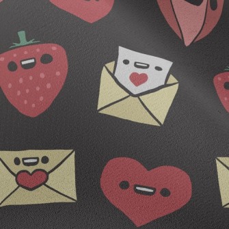Cute Emoticon Heart Chiffon
