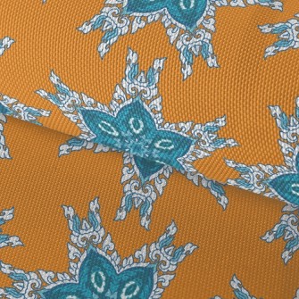 Gorgeously Embellished Damask Waterproof Oxford