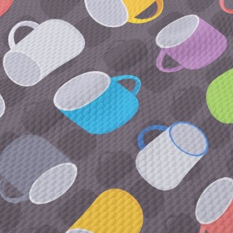 Colorful Cups Birdseye Piqué