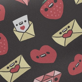 Cute Emoticon Heart Twill
