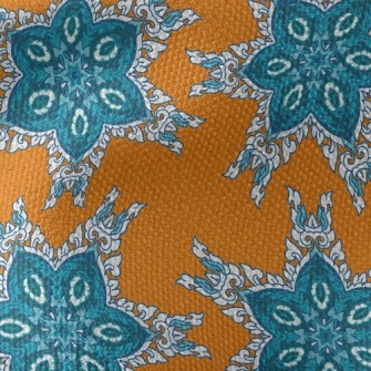 Gorgeously Embellished Damask Waterproof Canvas