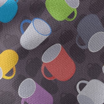 Colorful Cups Waterproof Canvas