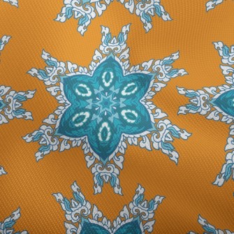 Gorgeously Embellished Damask Dobby
