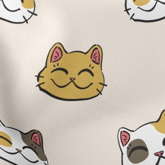 Curved Eyes Cat Stretch Ponte