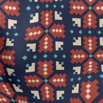 Square Arrow Splicing Stretch Ponte