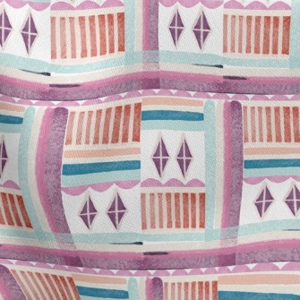 Pink Rhombus Stretch Ponte