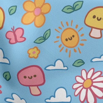 Cute Weather Emoticons Stretch Ponte