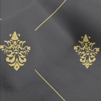 Exquisite And Elegant Damask Micro Fleece