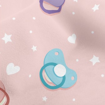 Colorful Baby Pacifier Micro Fleece