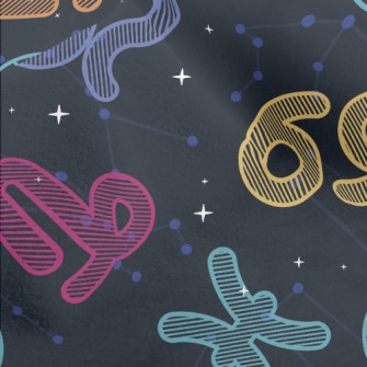 Fluorescent Horoscope Symbol Micro Fleece