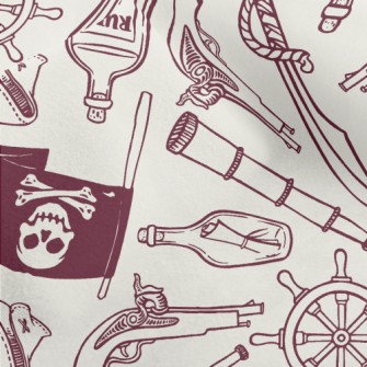 Scary Pirates Micro Fleece