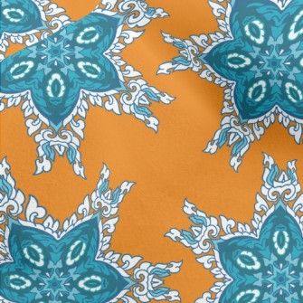 Gorgeously Embellished Damask Micro Fleece