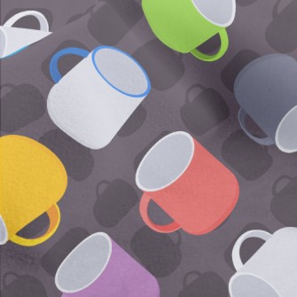 Colorful Cups Micro Fleece